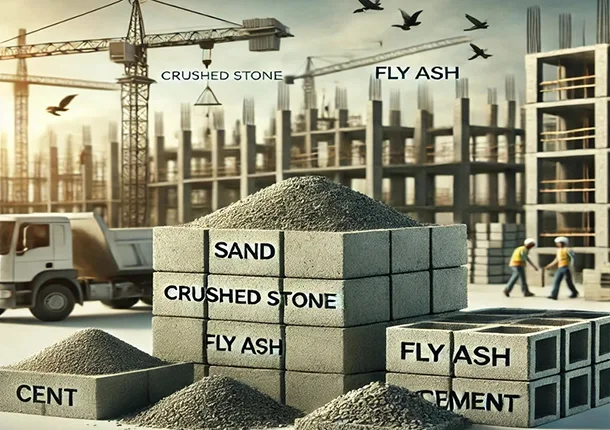 ما هي المواد التي يصنع منها الطوب الخرساني؟