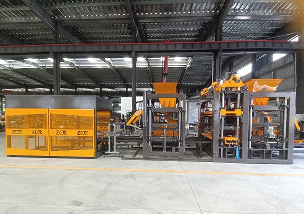 كم عدد الكتل الخرسانية الموجودة على منصة نقالة من سلسلة ZC؟